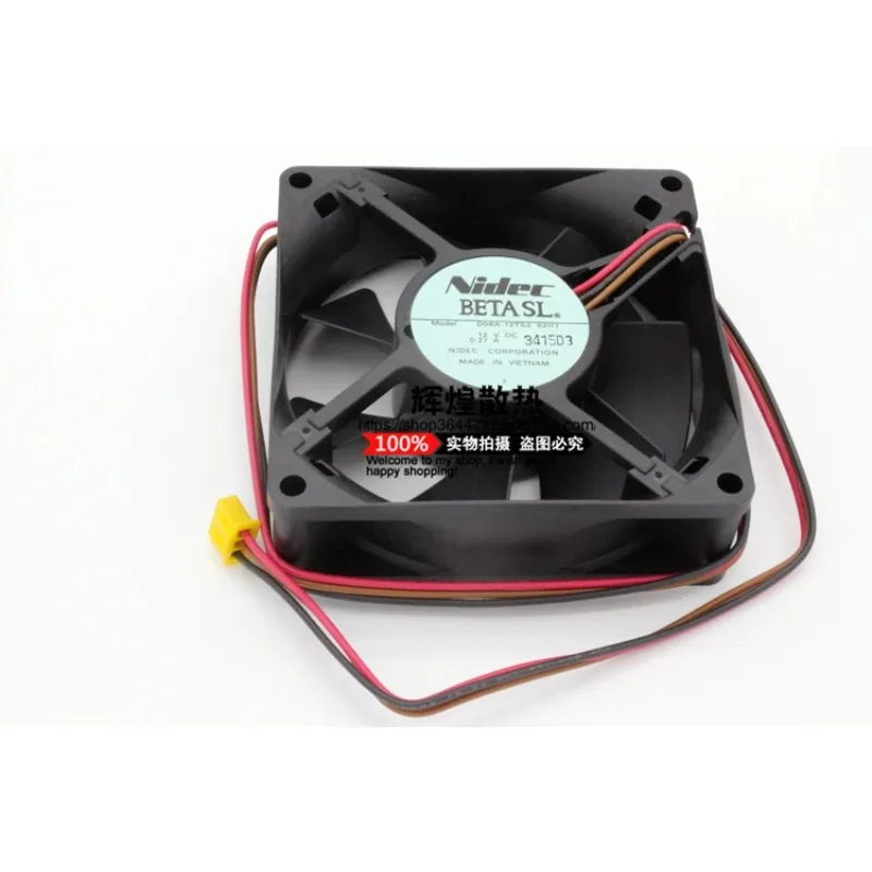 JFG For NIDEC D08A-12TS2 02H1 8025 12V 0.27A 8CM Cooling Fan