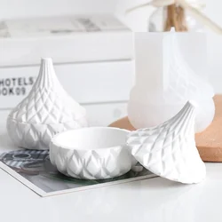 Droplet Shaped Candle Silicone Mold DIY Gypsum Handmade Storage Box Jewelry Storage Can Decoration Resin Mold Handicraft Casting