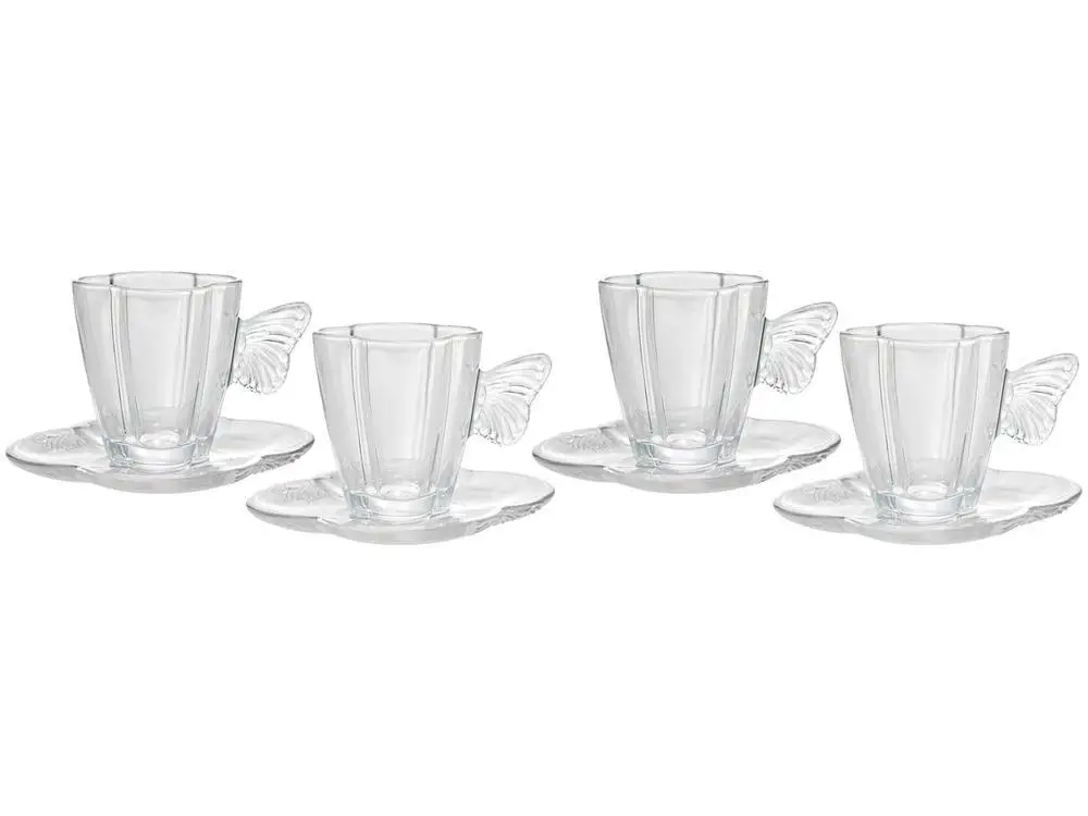 Butterfly Wolff 4 Pieces 80ml Coffee Cups Set