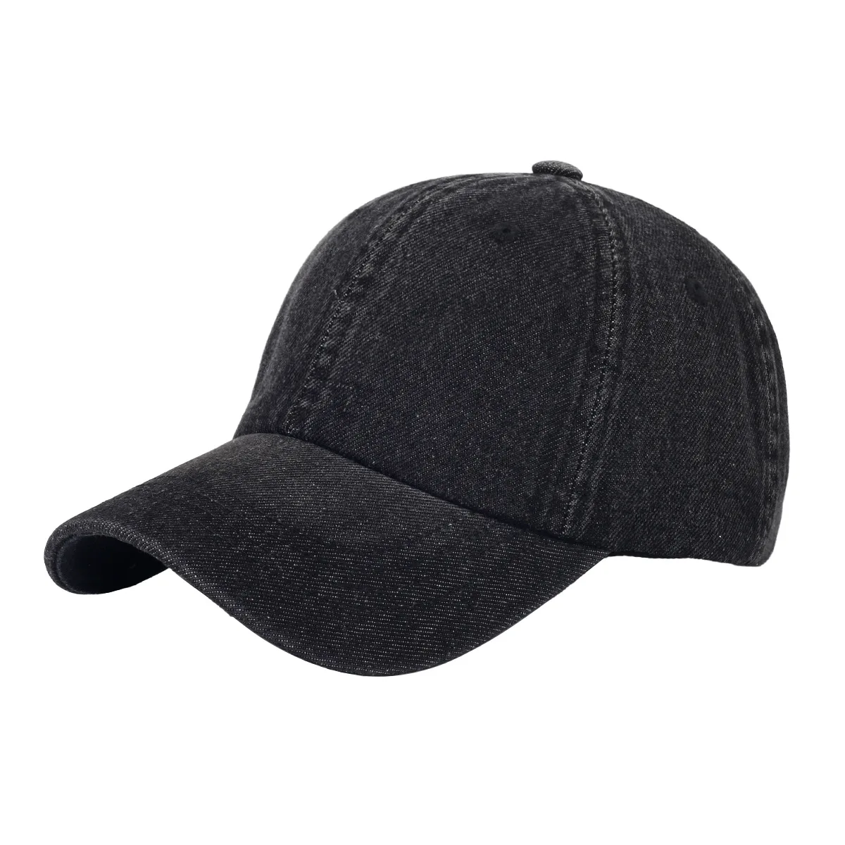Aangepaste bedrukte logo denim baseball cap dames casual high-end hoed heren eenvoudige eendenbek caps voor bescherming tegen de zon en schaduw
