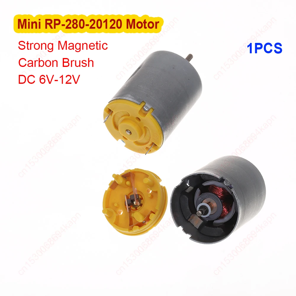 Micro 24mm Round 280 Motor DC 3V 5V 9V 12V High Speed Strong Magnetic Motor for Remote Control Vehicle Toy Car Model
