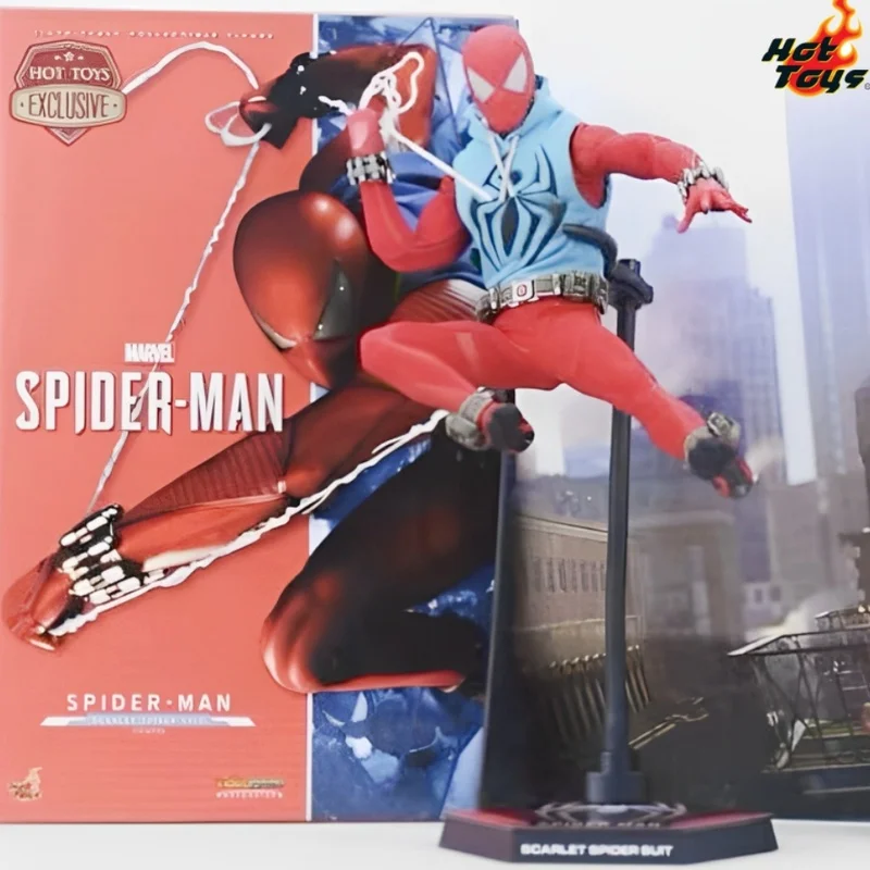 

Оригинальные игрушки Hottoys Vgm34 Marvel, Человек-паук, алый цвет, ограниченная длина 2019, масштаб 1/6, аниме фигурки, модели, игрушки, подарки