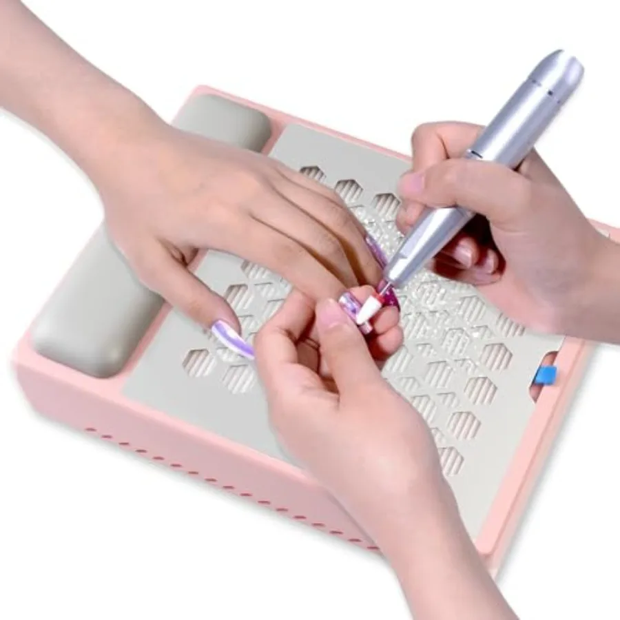

Rechargeable Nail Dust Collector with Reusable Filters for Portable Use Quiet SalonGrade Nail Dust Suction System Ideal for Hom