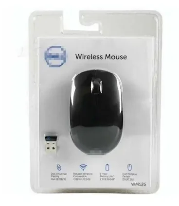 

Беспроводная мышь WM126 Оптическая мышь для DELL
