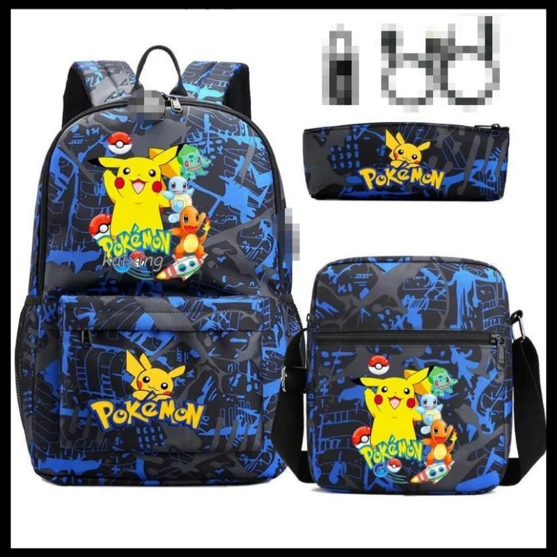 

Mochilas Escolares PokéMon Dos Desenhos Animados Anime Pikachu Figuras Impressas Mochilas Escolares Ao Ar Livre Mochila Meninos