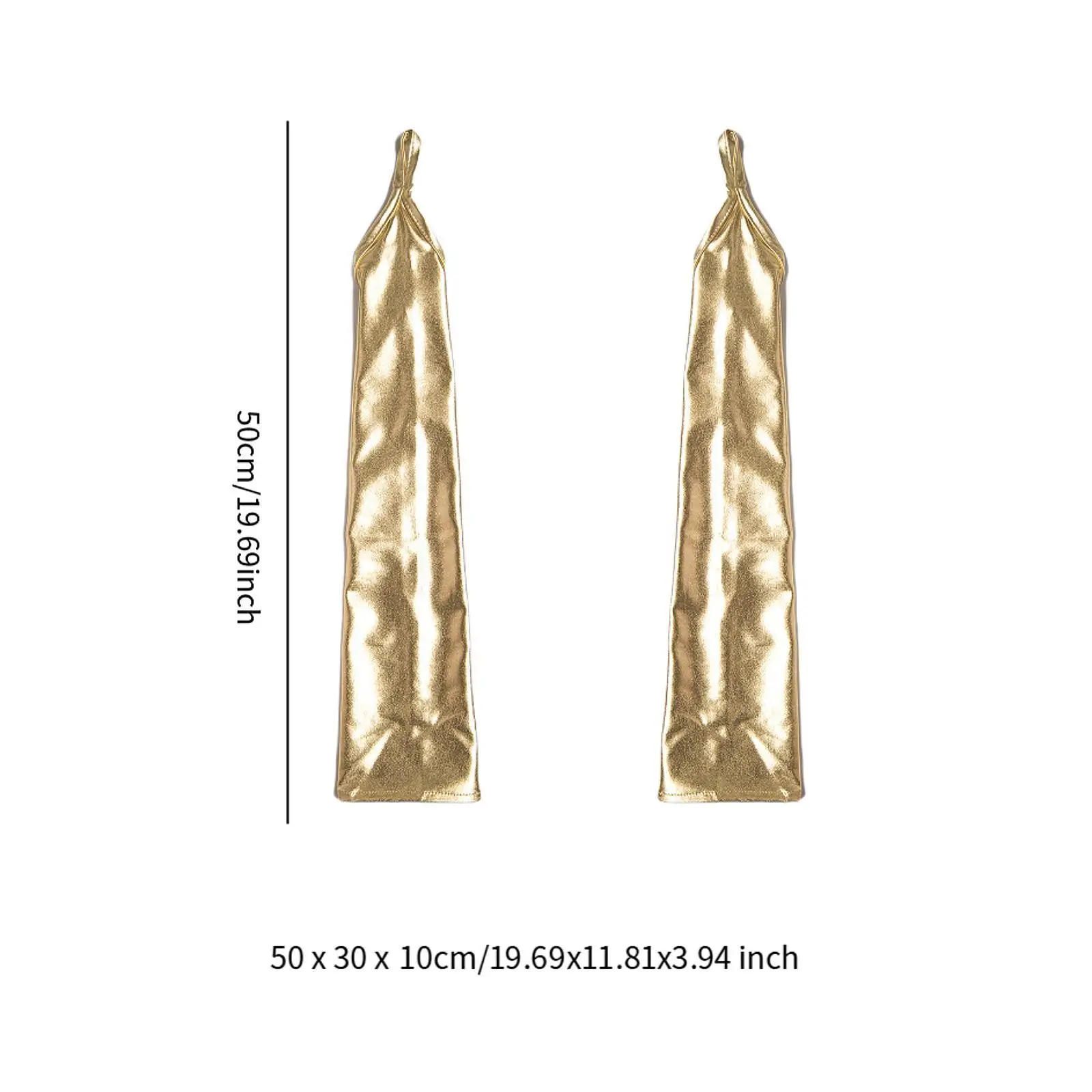 قفازات جلدية لامعة بدون أصابع، قفازات طويلة قابلة للتمدد للنساء للمساء وأوبرا عيد الميلاد وحفلات الهالوين #6