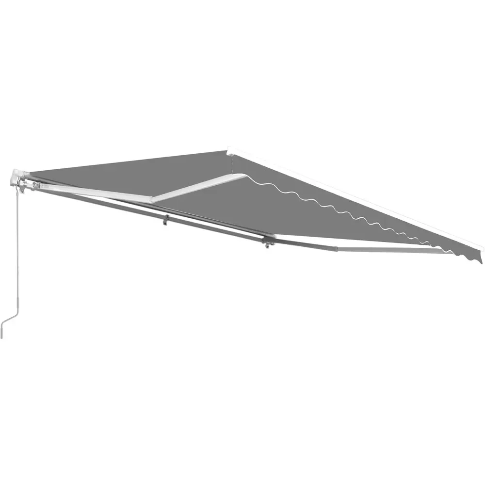 Motorized Patio Awning | Automatic Remote Controlled | Frame | Retractable Crank Home Deck Canopy