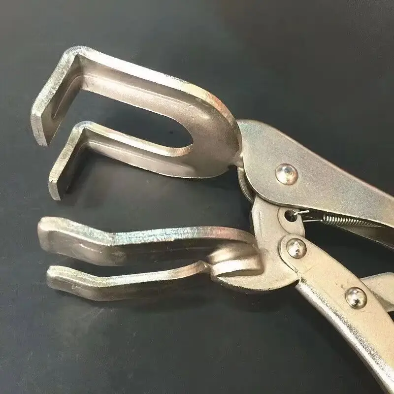 Imagem -06 - Metal Pipe Welding Butt Alicata em Forma de u Ajustável Grip Vise Bloqueio Mandíbula Ferramentas Grampo Fixo 9