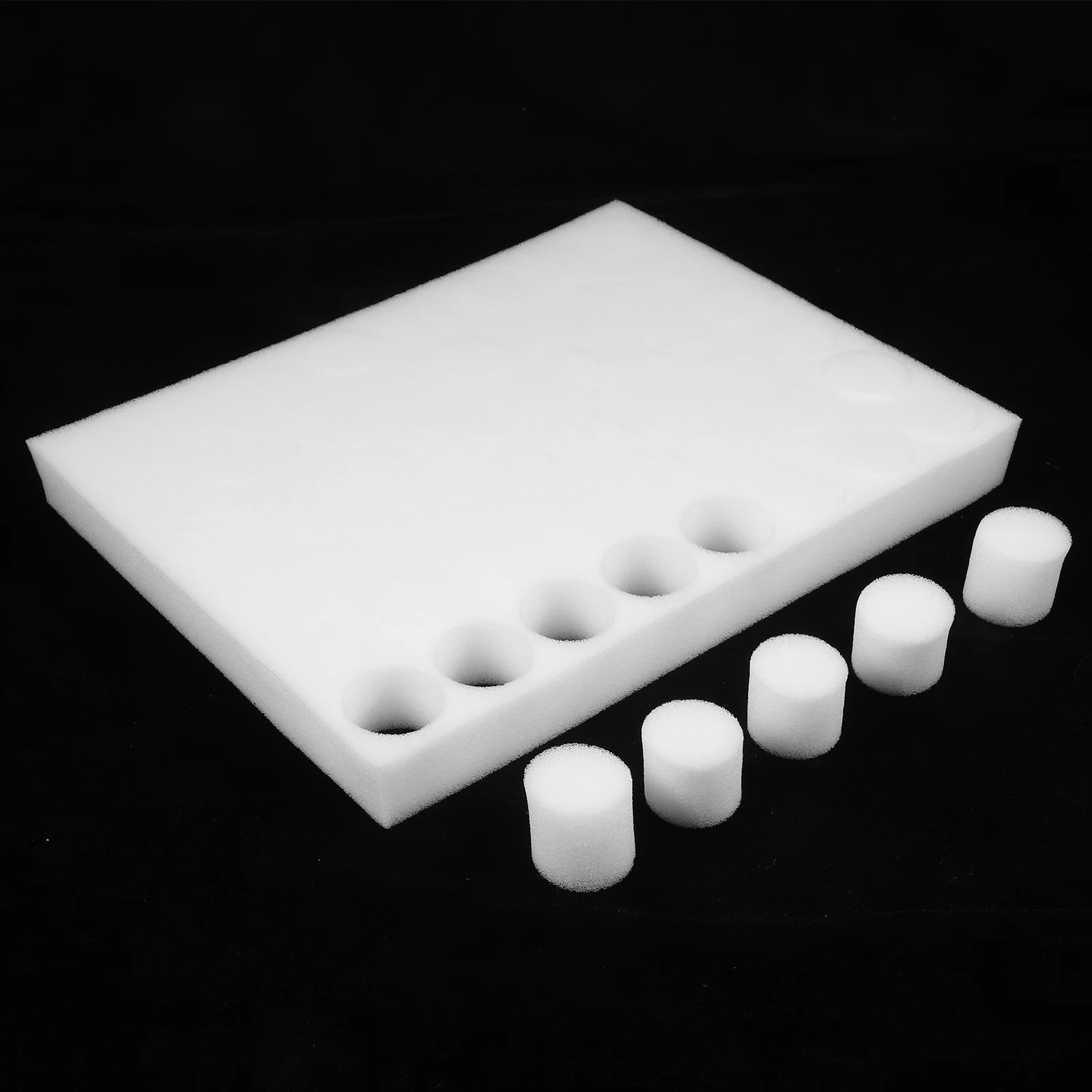 

100pcs Hydroponic Sponge Block Moisturizing Breathable Starter For Greenhouse Vegetables Herbs Flowers Soilless Cultivation