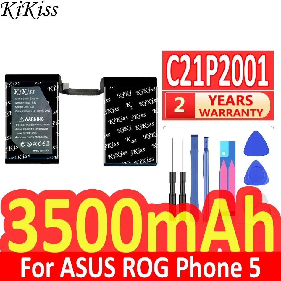 

Аккумулятор KiKiss 3500 мАч/5500 мАч для ASUS ROG Phone 5 5S Pro Phone5 ZS673KS I005DA I005DB/Zenfone 8 Flip Zenfone8