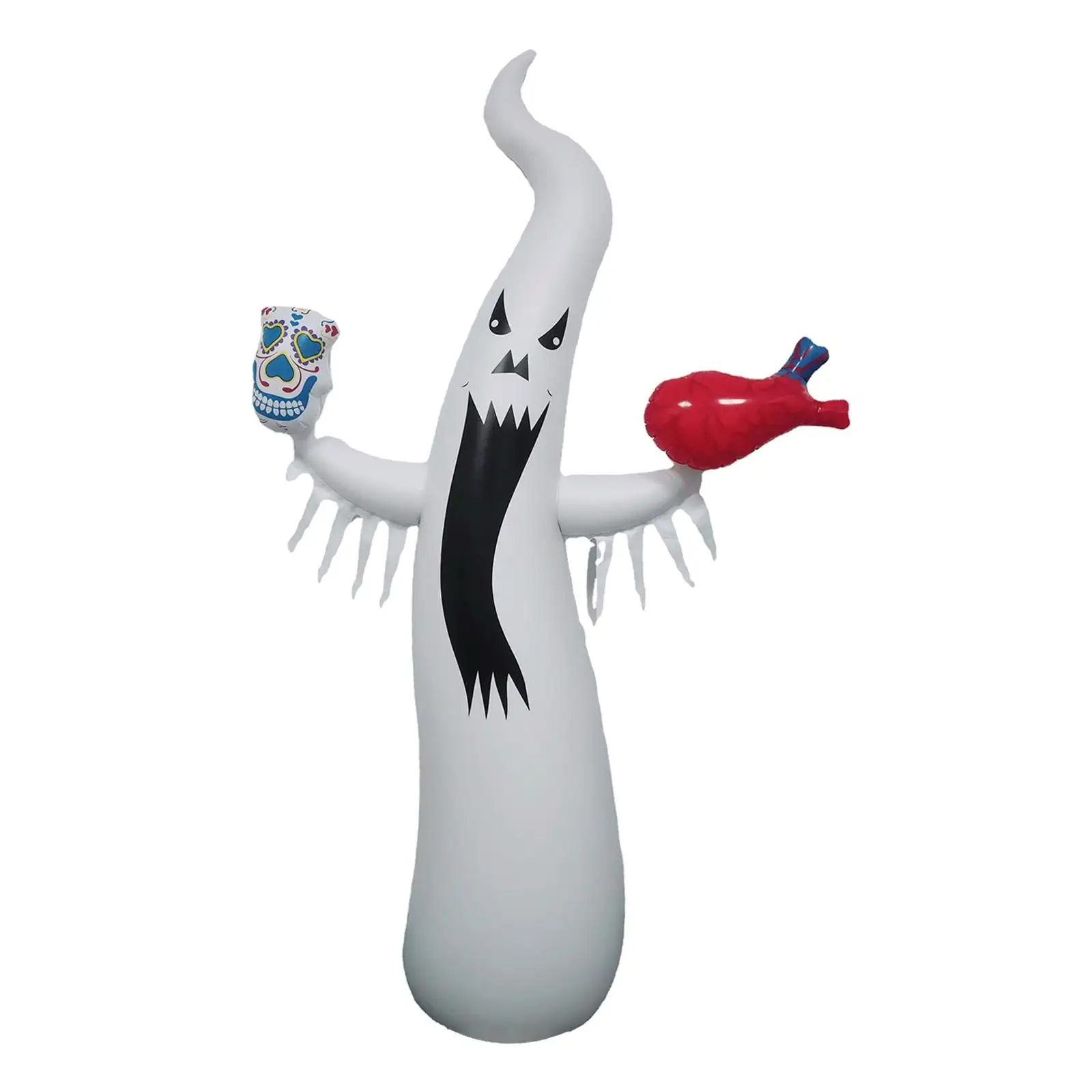 Halloween Inflatable Scary Specter White Durable Horror for Garden Yard Lawn