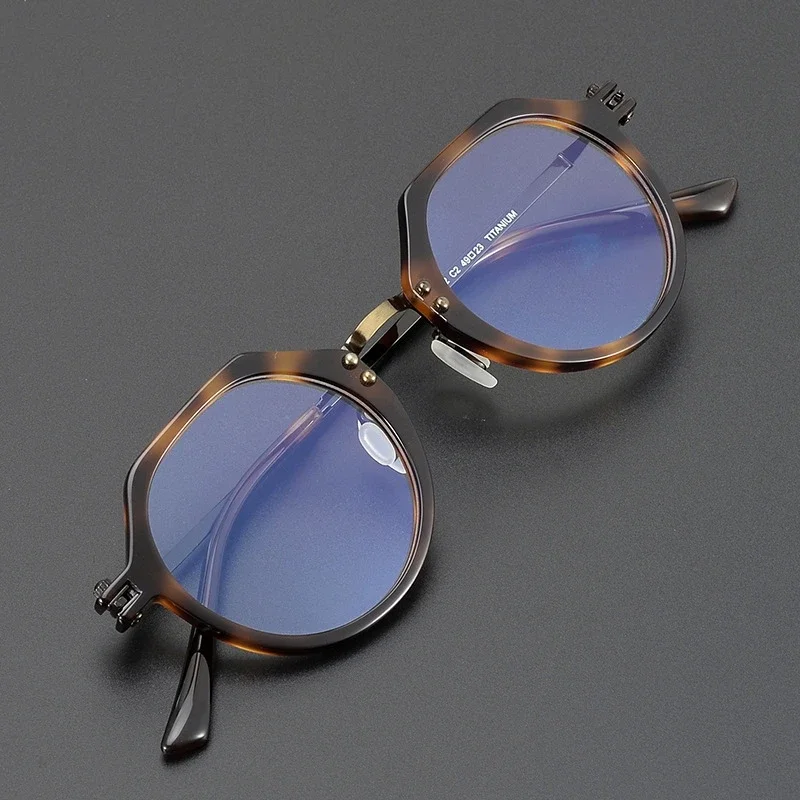 

Women Prescription Glasses Frame Men Japan Handmade Titunium Optical Glasses Frame RLT5882 Prescription Frame Shades Eyewear