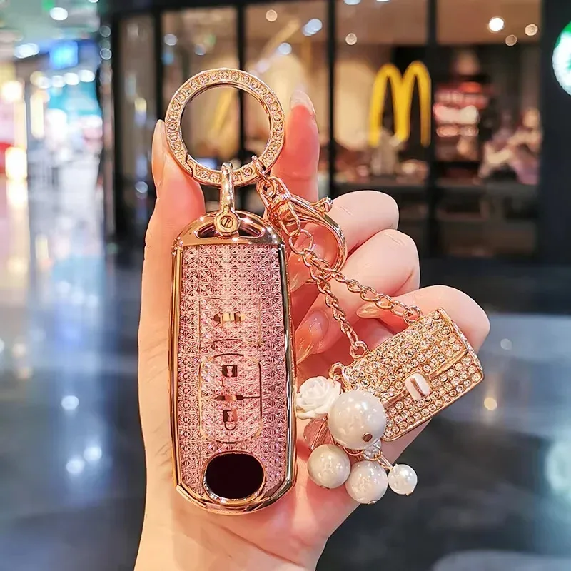 

Suitable for Mazda 3 Axela keycase CX4 CX5 cx8 pack cx30 Atenza keycover keyshell keychain female car shell car accessories key