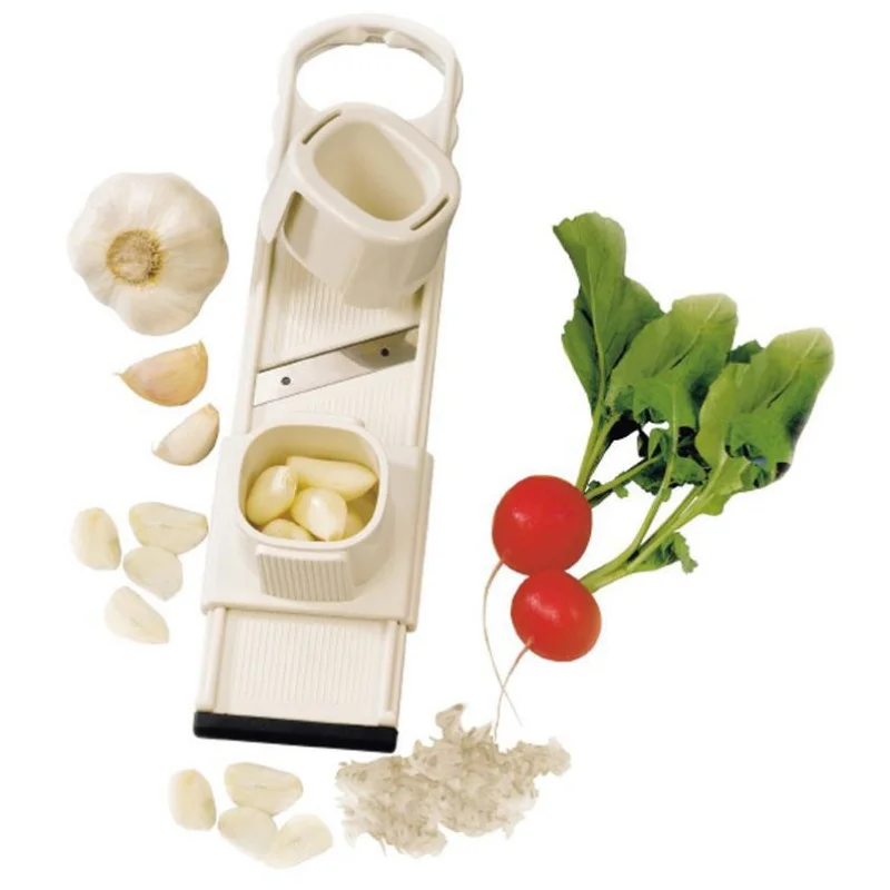 

Stainless Steel Kitchen Slicer - For Garlic, Onion & Vegetables
