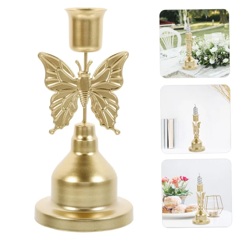 Retro Candlelight Dinner Accessories Romantic Wedding Candle Cups Desktop Ornaments for Dining Table Party and Event Decorations