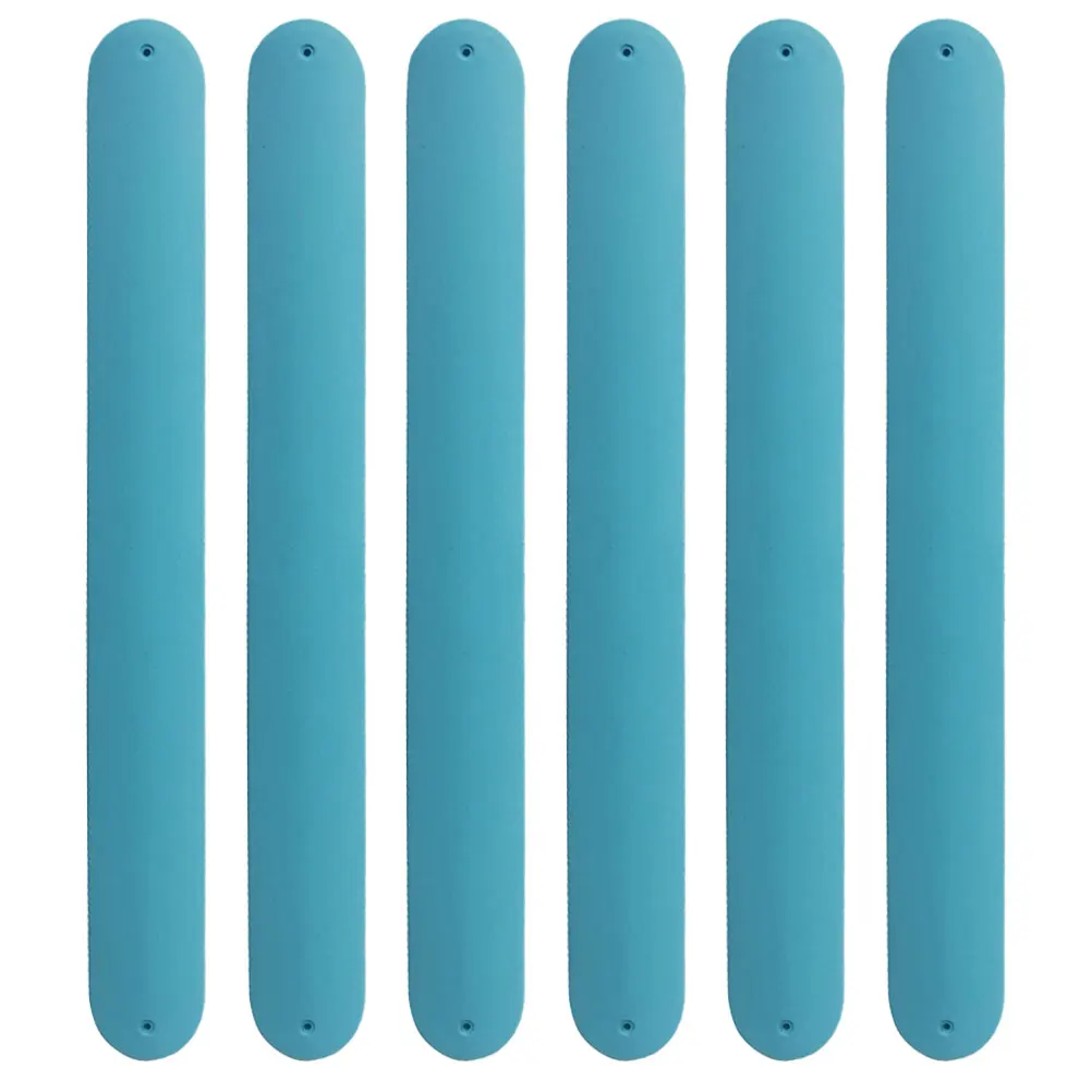 

6 Pcs Silicone Bracelet Slap Bracelets for Kids Childrens Bulk Snap Teen Party Favors