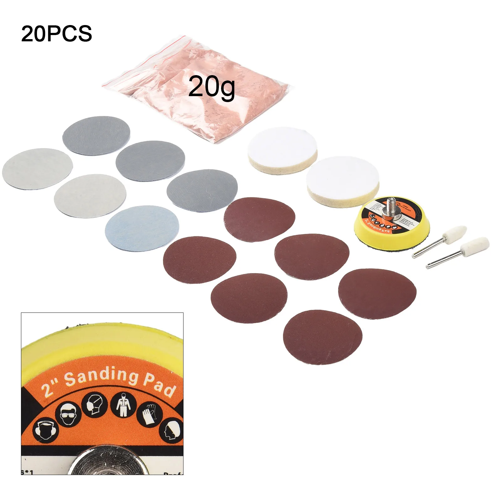 Car Polishing Polishing Pad Polishing Pad Car Accessories Car Windshield Glass Cerium Oxide Powder Glass Polishing Kit Brand New