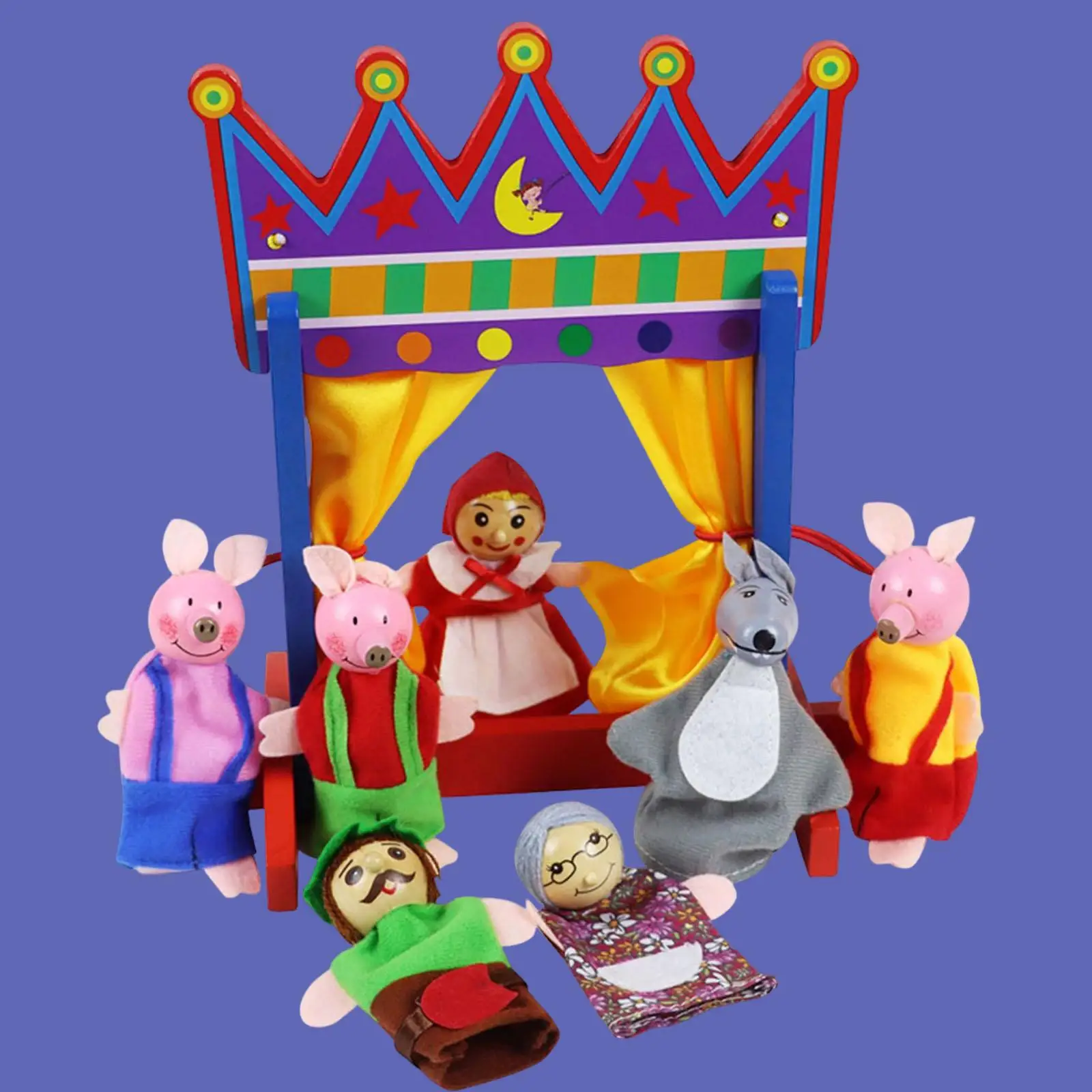 Mini soporte multiusos para marionetas, regalos, juguetes educativos, marionetas de dedo para