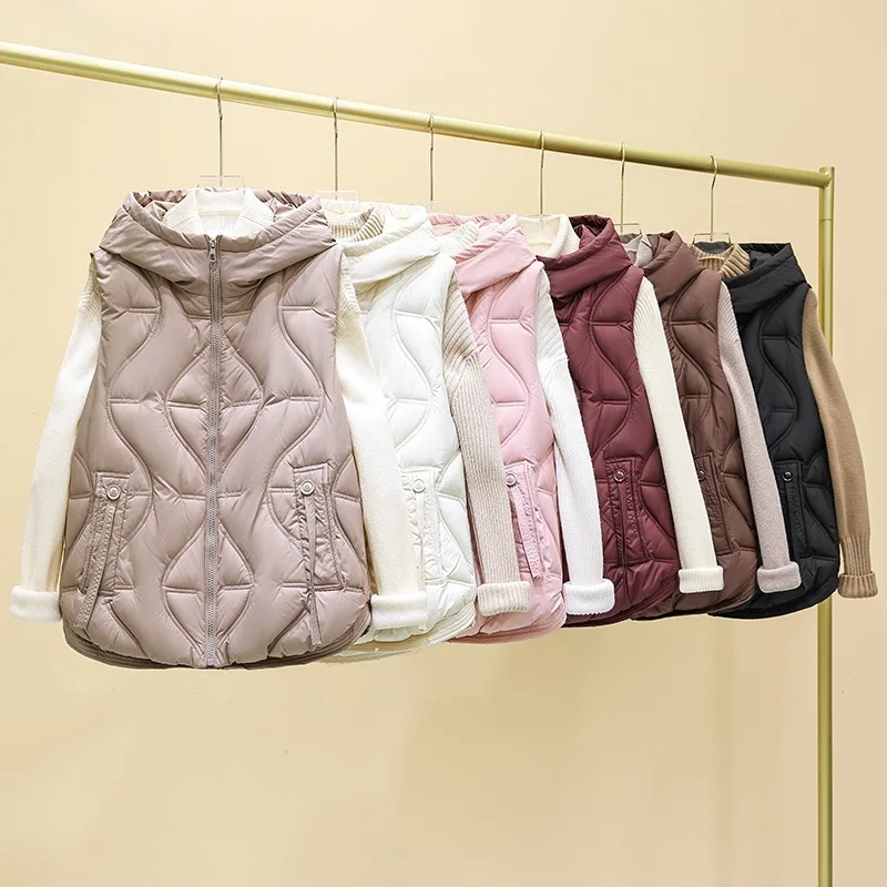 جديد 2025 أسفل القطن سترة المرأة 2025 الخريف الشتاء الكورية أنيقة سميكة الدافئة أكمام سترة للسيدات معطف ملابس خارجية