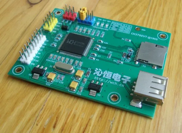 CH378L CH378 module U disk TF card read and write high-speed USB master-slave  parallel port serial  SPI