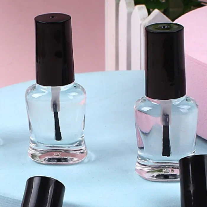 6 مللي معطف فوقي شفاف صحي واضح تعزيز بريق طلاء الأظافر مسمار الفن درع النفط لا خبز طويلة الأمد التجفيف السريع النفط #1