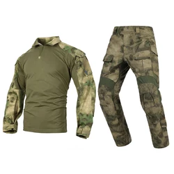 Levez songear-Ensembles d'uniformes de saut DulG3, chemise et pantalon, cargo en Y, fjMen CamSolomon imbibés Milsim, randonnée, chasse, sport