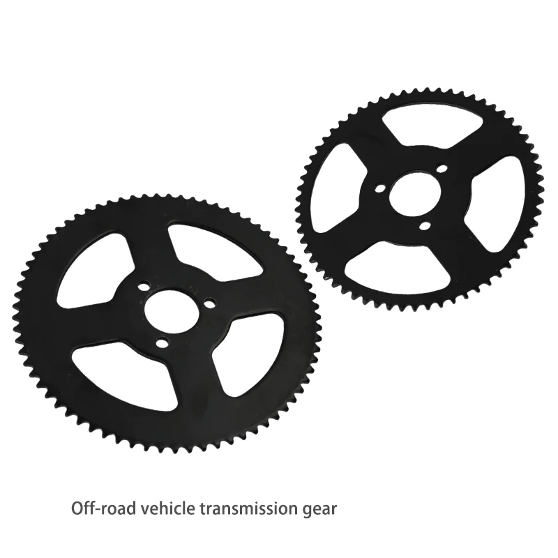 Corrente de condução da motocicleta para ATV Pit Dirt Bike, roda dentada traseira dianteira, 32 T, 64T, 66T, 68T, 72T, 74T, 76T, 78T, 26mm, 25H