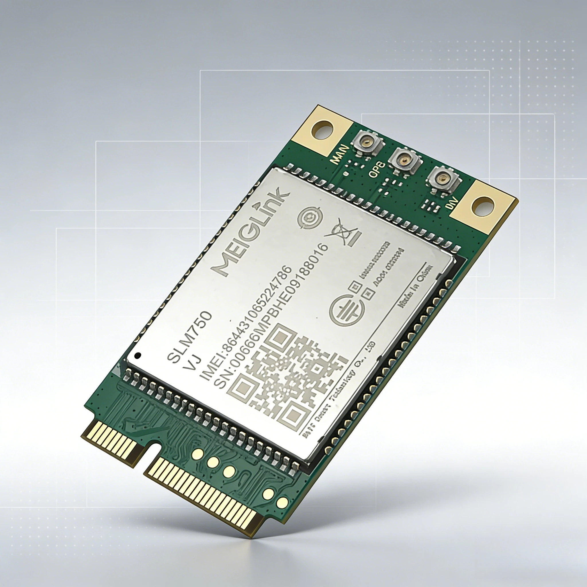 Фото Модуль MeiGlink SLM750-VJ Mini PCIE LTE Cat4 с поддержкой GNSS MIMO для радиосвязи M2M в удаленных районах