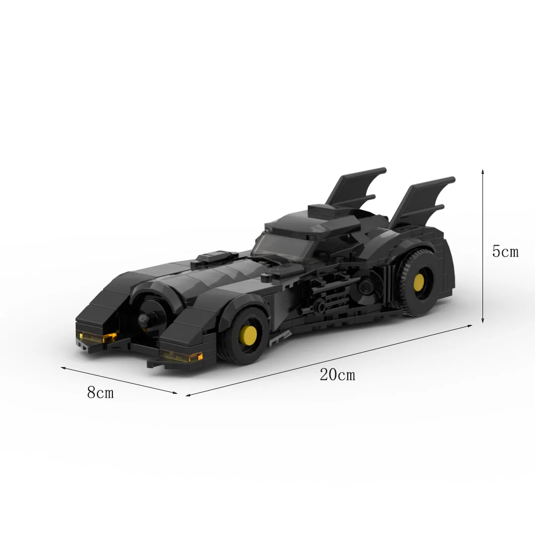 Creative 1989 Mini Batmobile compatible LEGO puzzle building block toys for both sexes can be used for holiday and birthday gift