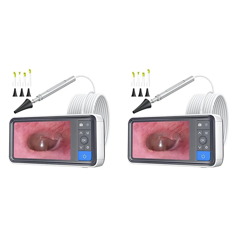 

B28C-2X Otoscope Ear Camera With 4.5 Inch Screen, Smart Ear Cleaner, Visual Ear Spoon With Camera Tool Kit