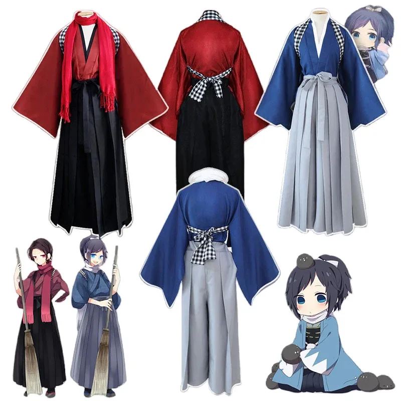 لعبة Touken Ranbu على الانترنت Kashuu Kiyomitsu تأثيري حلي شعر مستعار Yamatonokami Yasusada ثوب الكيمونو الياباني وشاح موحد 4;v'5,f;6.j;8'
