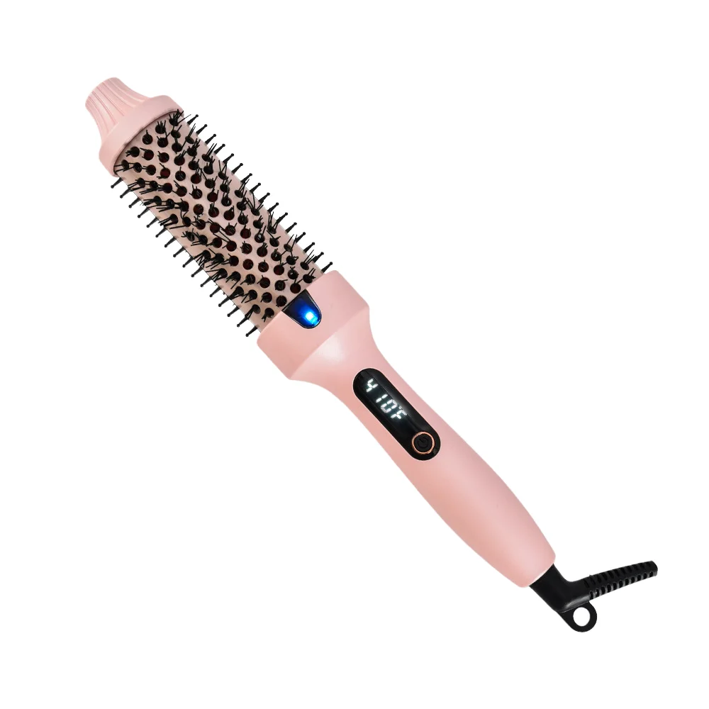 Portable 38mm Electric Hair Straightener Curling Iron PTC Heater LED Display Aluminum Alloy Dual-Purpose Multifunctional Hotel