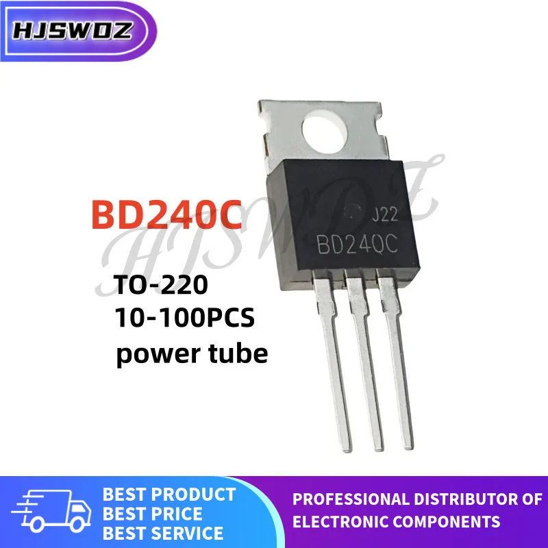 10Pcs-100Pcs BD240C BD240 Power transistor triode TO-220 100% New and quality
