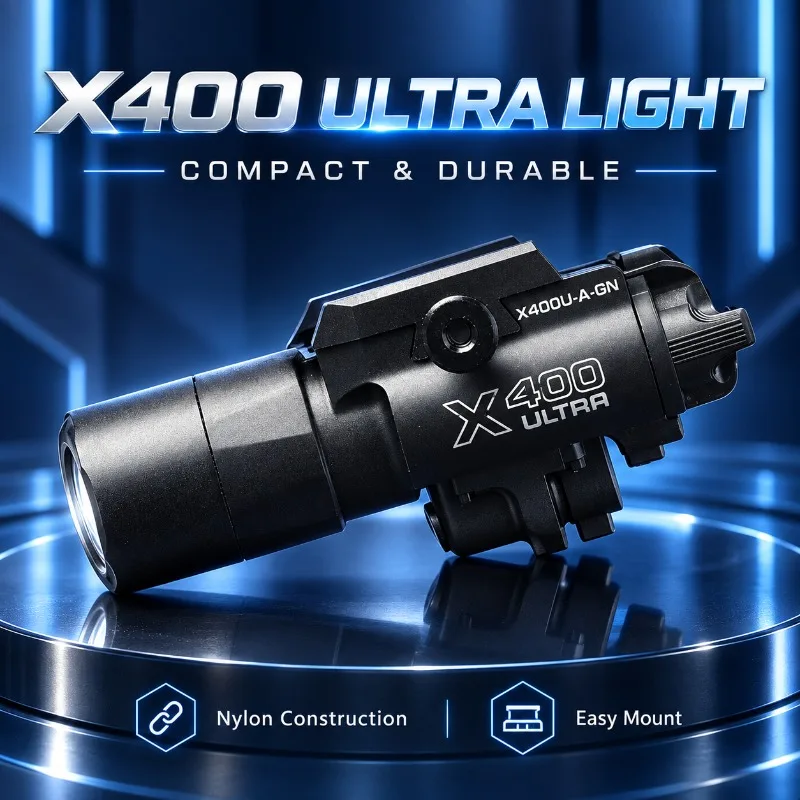 Hobby Model Mod X400 Ultra Torch Light, Under‑mount Flashlight Kit with Separate Switch for Model Decoration