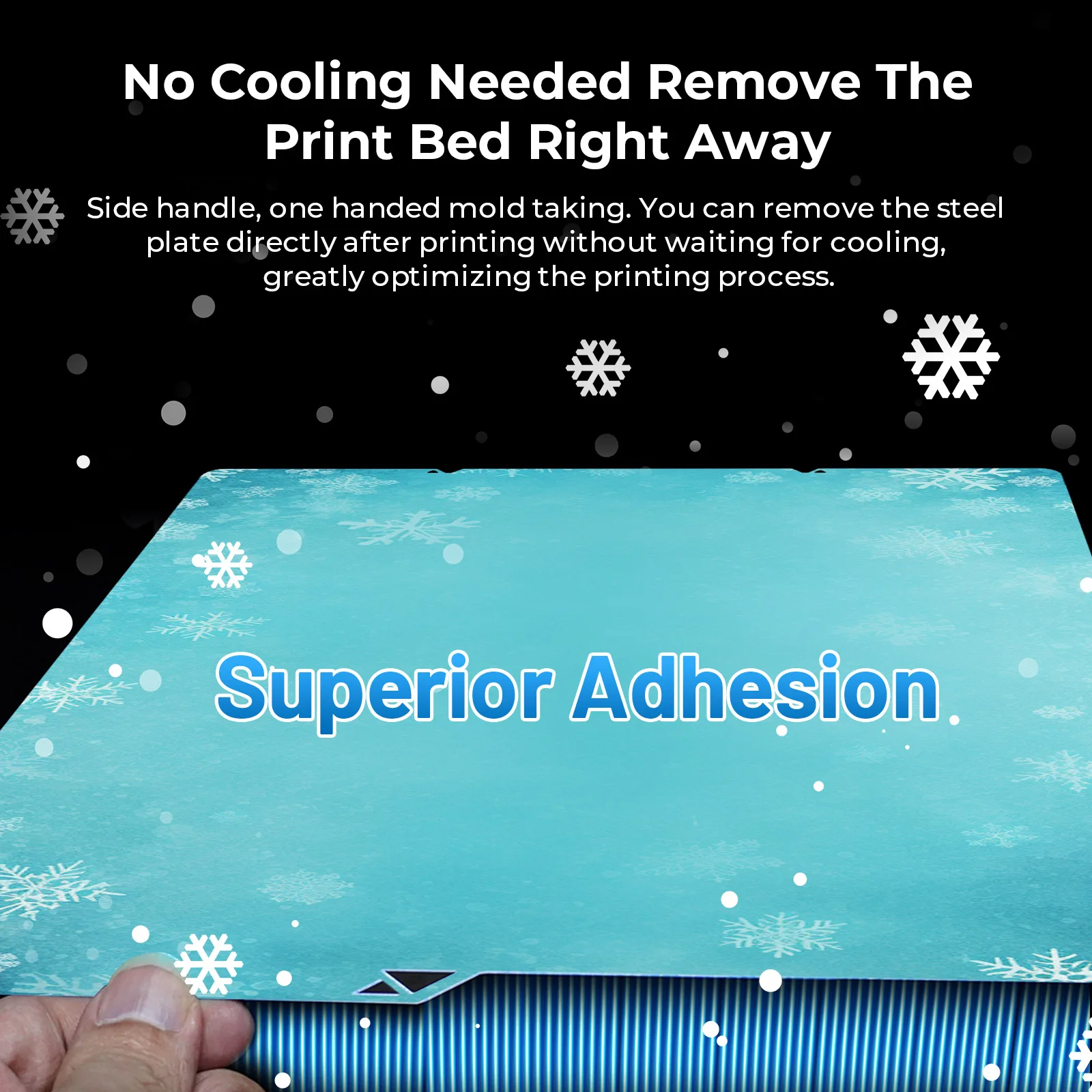 PEI Cold Plate For Anycubic Kobra S1 printer Double-sided Printing 264x276mm Spring Steel Plate Anycubic s1 3D Printer Parts