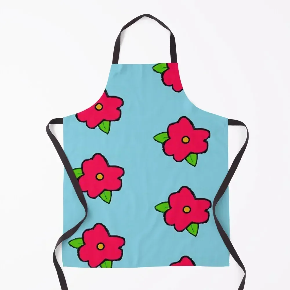 

King Size Homer Muumuu Flower Apron Cute Kitchen Kids cook wear Bib For Kitchen Apron