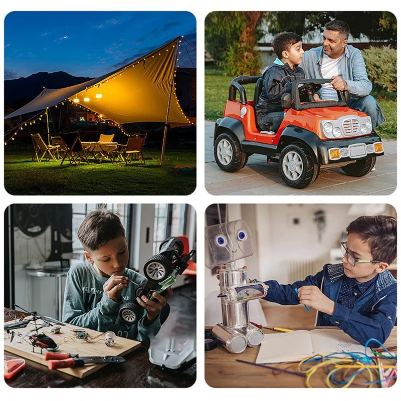 Power Wheels Adapter For  18V Li-Ion Battery Adapter Conversion Kit With Fuse Holder And Wire Harness Connector