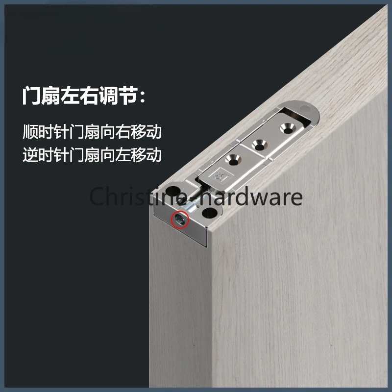Indoor Swivel Pivoting Hinge Invisible Self Hinge Conceal Wood Door Hinge