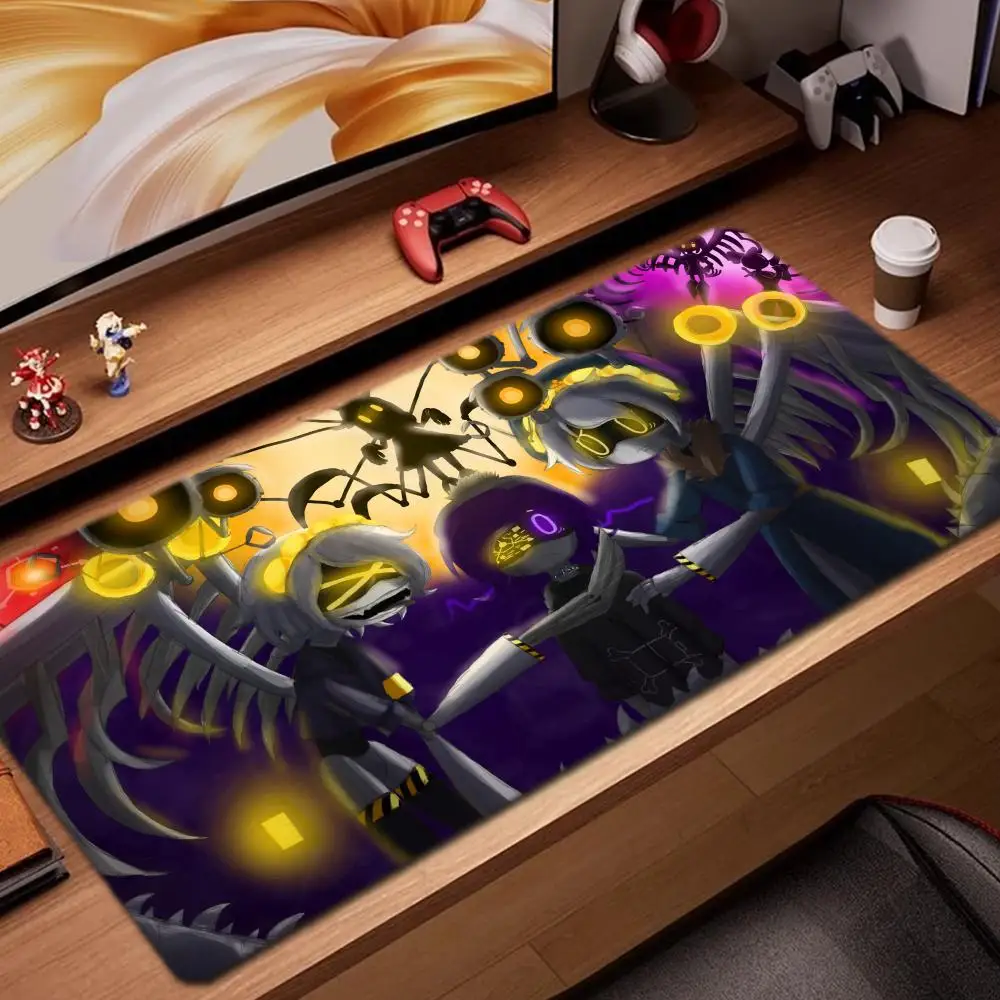 

game murder drones Mouse Pad Game Accessories keyboard pad XXL large locking edge 900X400 mm table mat Gaming mousepad
