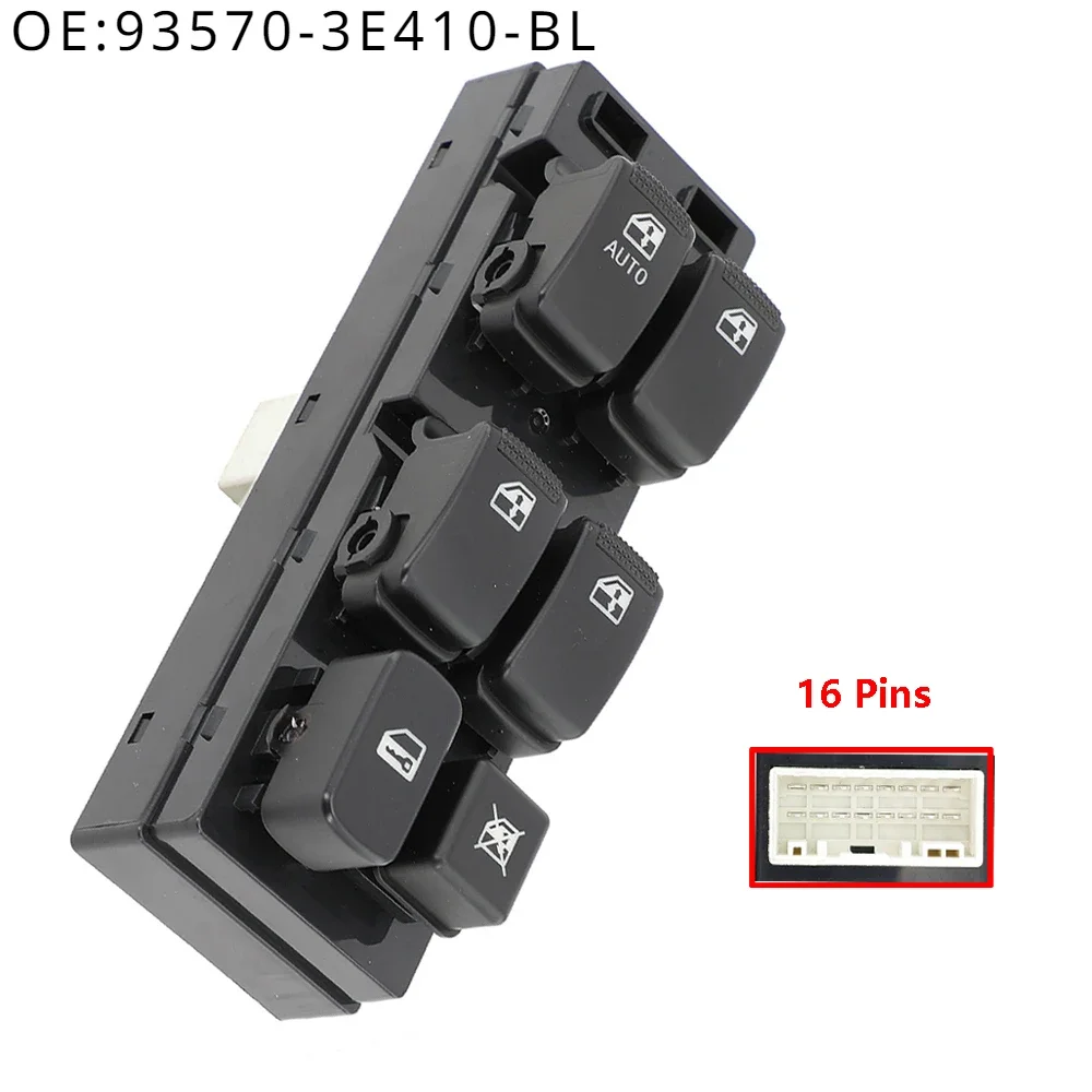 

1Pcs Car Power Window Control Switch Button For Kia Sorento LHD 2002 2003 2004 2005 2009 935703E410 93570-3E410 93570-3E410-BL