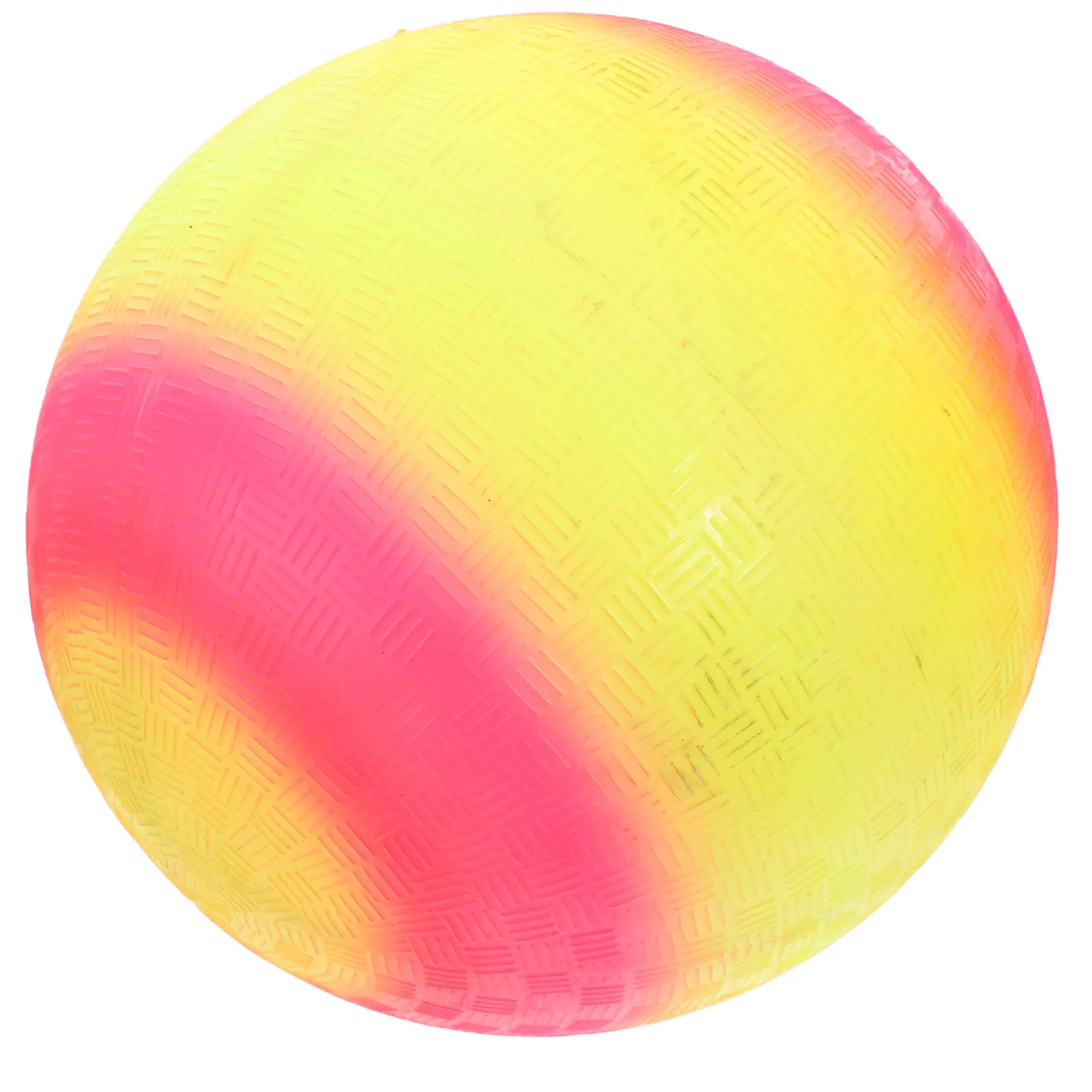 

12 Inch Bouncy Kickball Kids Playground Ball Yellow Red Inflatable Ball for Outdoor Games Beach Play Soccer Training Fun