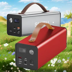 200W Portable Power Station 200V LiFePO4 Battery Outdoor Camping Emergency Power Supply Solar Generator Home Outdoor Emergency