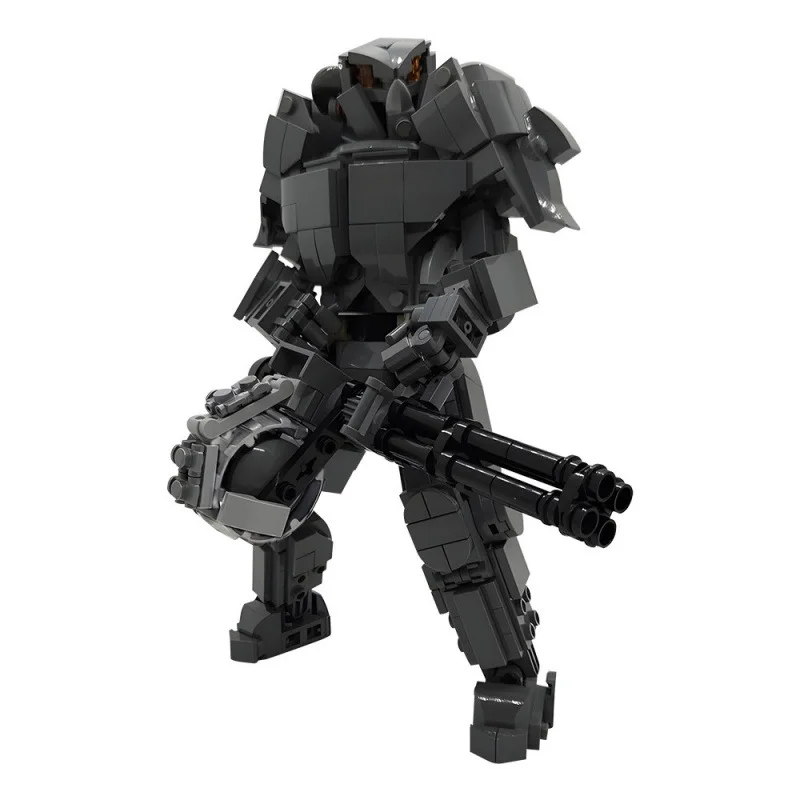 MOC Radiation Power Armor Machinery Building Block Model Puzzle Assemble Toy Bricks Kids, Hobbies Collect Gifts