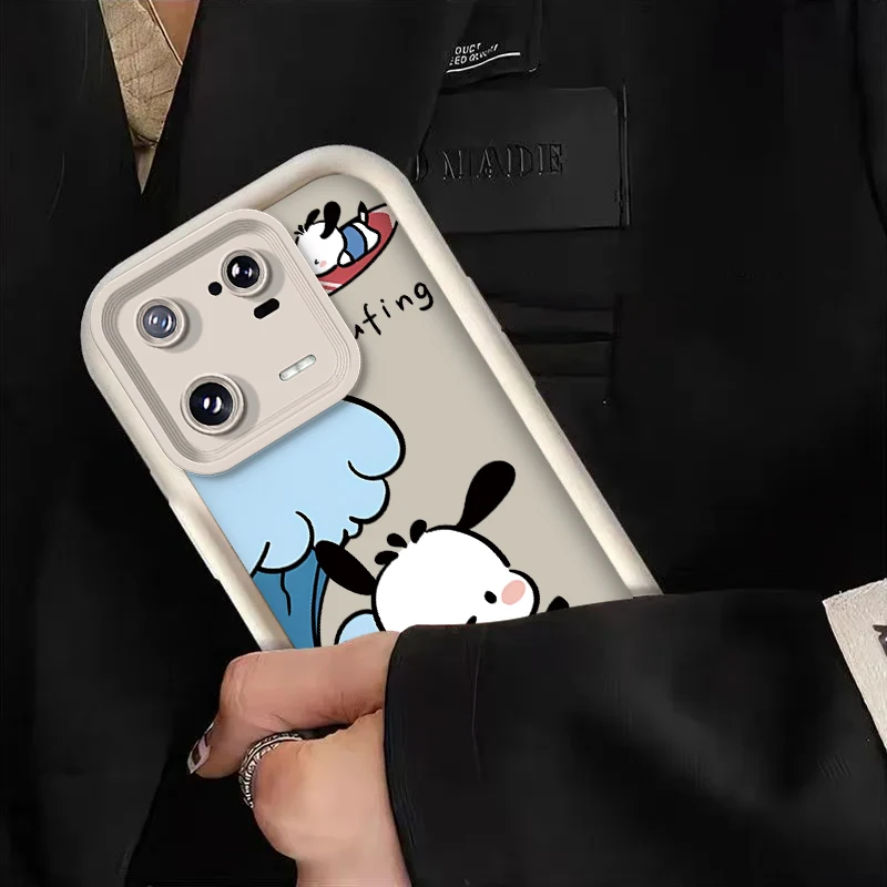 Hello Kitty Pochacco Case for Xiaomi Mi 14 13 13T 12 12T 11 11T Pro Lite 12X 12S POCO F6 F5 X5 X3 NFC Soft Silicone Cover Funda image 2