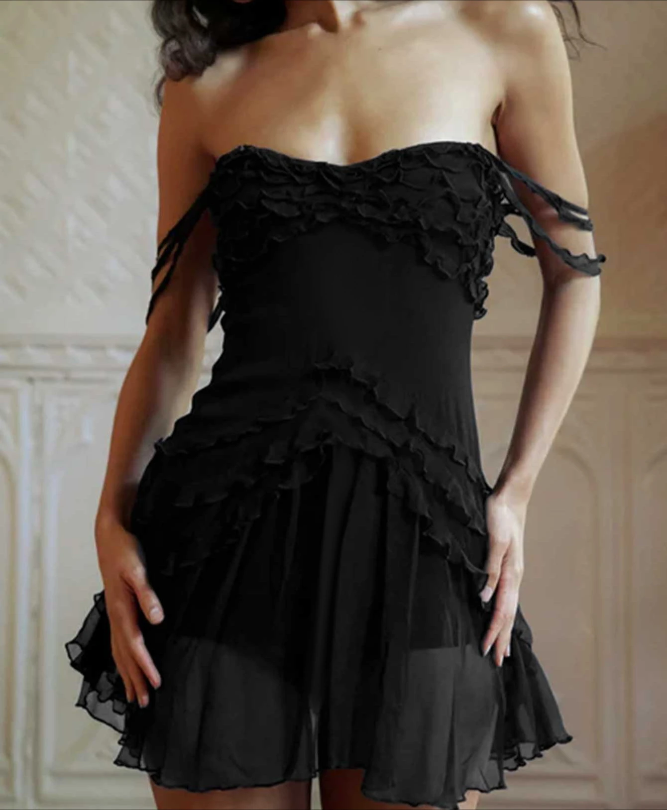 

Camisole Dress Women Spliced Strapless High Waist Dresses Sleeveless Slim Bodycon Night Club Spliced Vestidos Knee Length Basics