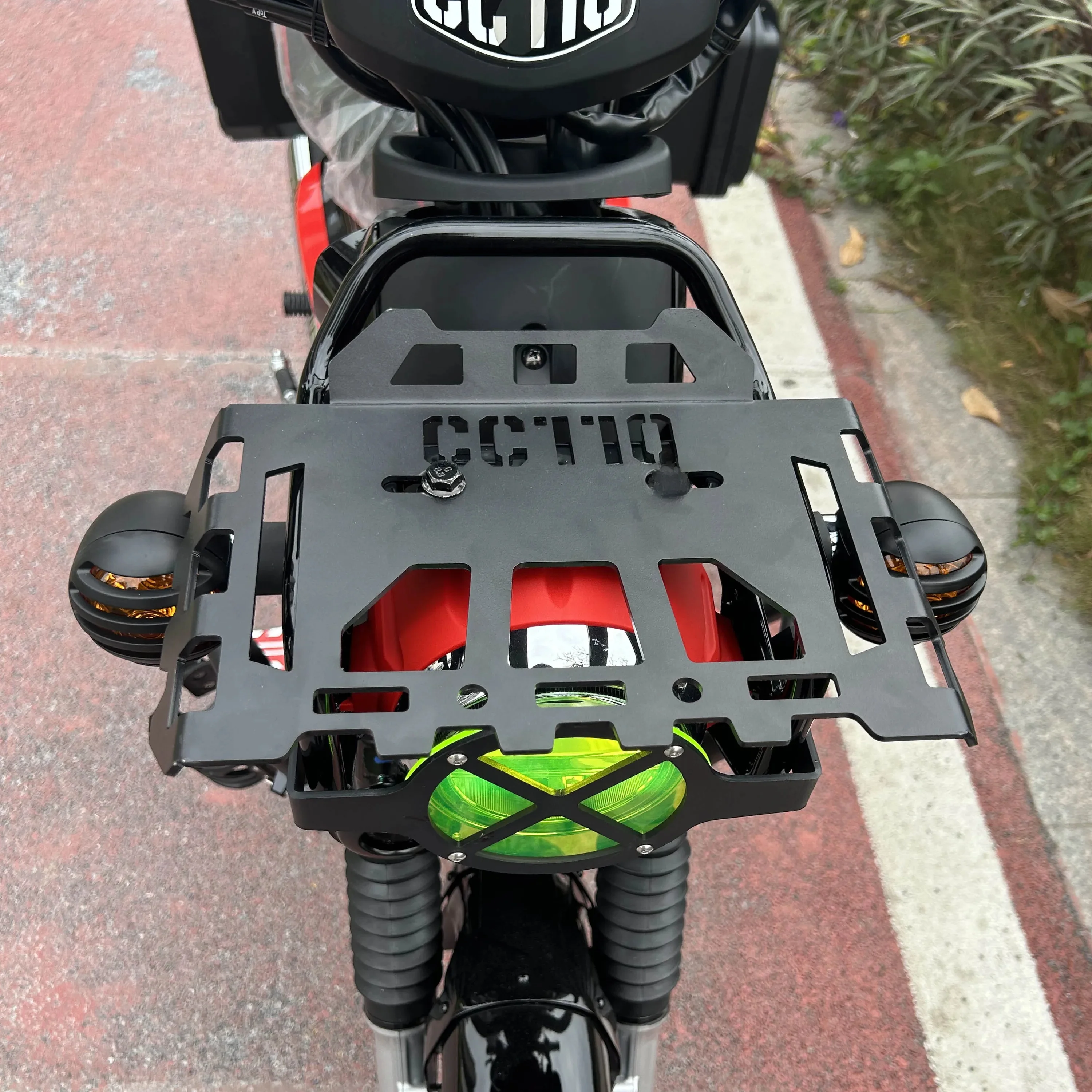  Lier Beast CC110 Front And Middle Mounted Storage Rack Basket Carrier Modified Accessory Suitable for Motorcycle Equipment