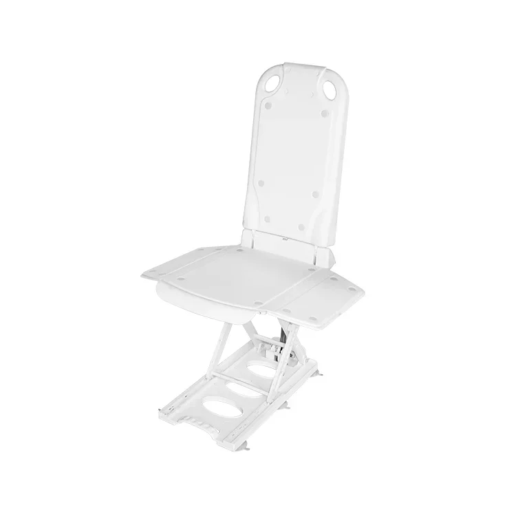 IP68 for elderly, disabled, home use, anti slip shower, reclining bathtub, lifting seat, weight capacity of 300 pounds (white)