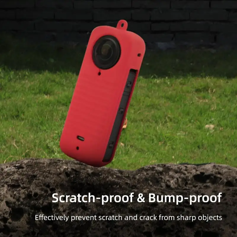 Instas360 X3 Silicone Protective Case Body Cover Lens Guards Insta 360 Panoramic Camera Portable AccessoriesFor Insta 360 X 3