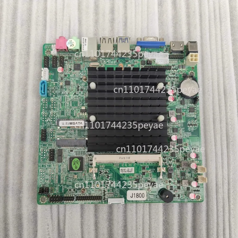 Neues ELSKY M218F J1800 Mini IPC Kassenregister-Motherboard 17X17 ITX Silent DC Power LVDS