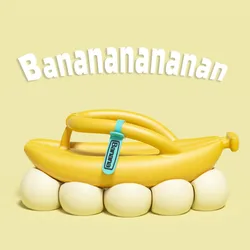 Banana Flip-flops Thick-soled Non-slip Flip-flops for Women That Can Be Worn Outside in The Summer
